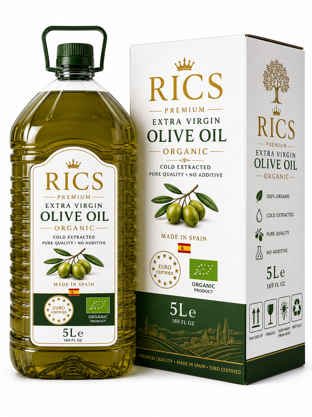 RICS organic extra virgin olive oil