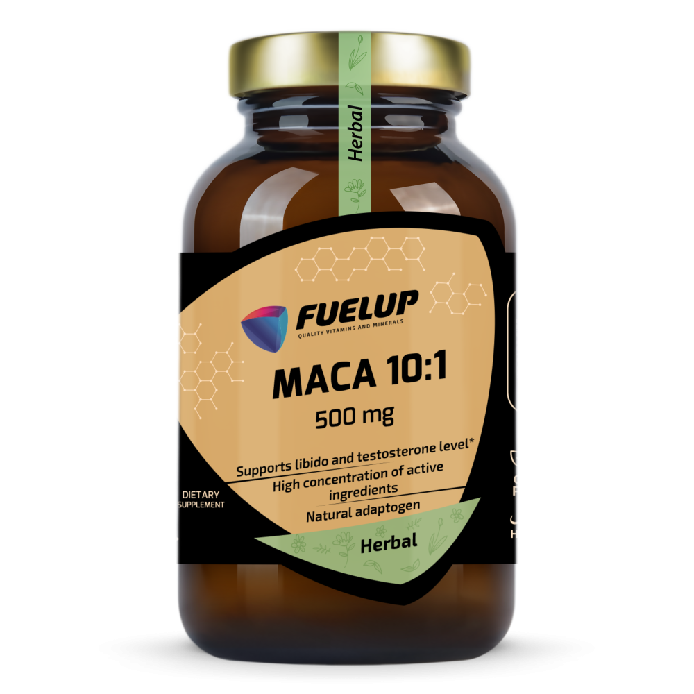 Fuel Up USA MACA 10:1 500 mg, 100 veg caps