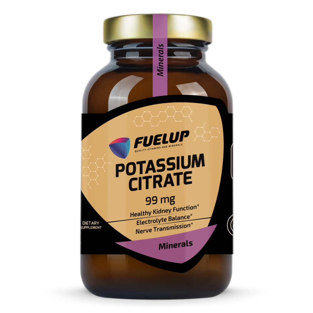 Fuel Up USA Potassium Citrate 99 mg, 120 veg caps