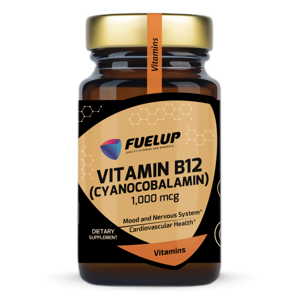 Fuel Up USA Vitamin B12 (Cyanocobalamin) 1000 mcg, 100 tabs